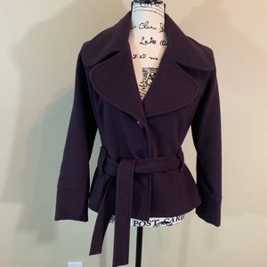ASOS UK Wrap Coat /Jacket in Purple size M